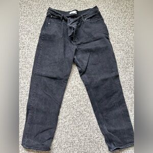 Abercrombie High Rise Crossover Dad Jeans